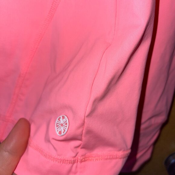 Lilly Pulitzer Womens Top Size Medium Orange Renay Punch Luxletic Rash Guard New - Picture 4 of 8